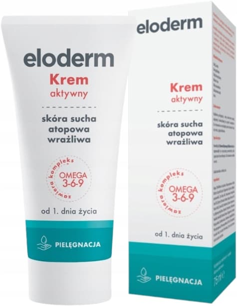 ELODERM ACTIVE CREAM ensimmäisestä elinpäivästä alkaen kuivalle atooppiselle iholle 75 ml