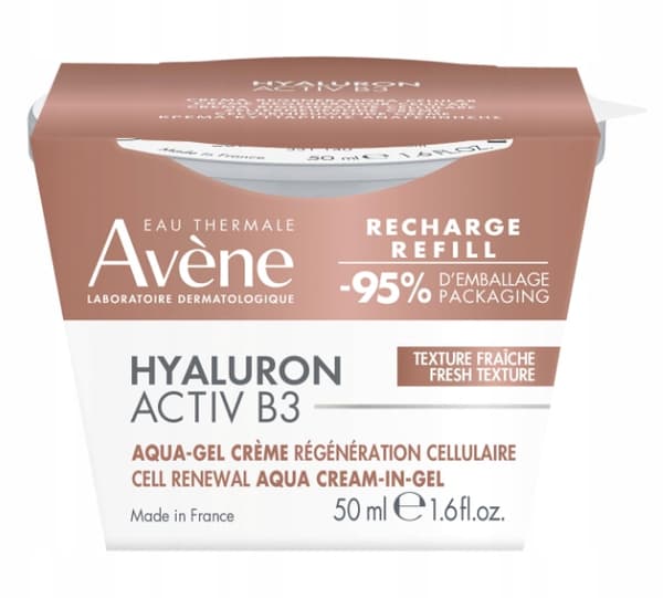 AVENE HYALURON ACTIV B3 -kasvovoide Aqua Gel -täytepakkaus 50 ml