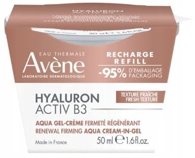 AVENE HYALURON ACTIV B3 -kasvovoide Aqua Gel -täytepakkaus 50 ml