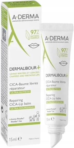 A-DERMA DERMALIBOUR+ CICA UUDISTAVA HUULIVOIDE 15 ml