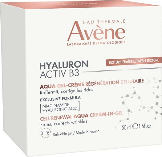 AVENE HYALURON ACTIV B3 uudelleenrakentava kasvovoide-geeli Aqua Gel 50 ml