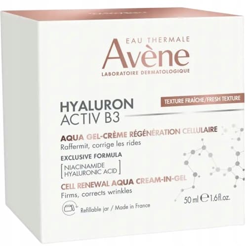 AVENE HYALURON ACTIV B3 uudelleenrakentava kasvovoide-geeli Aqua Gel 50 ml