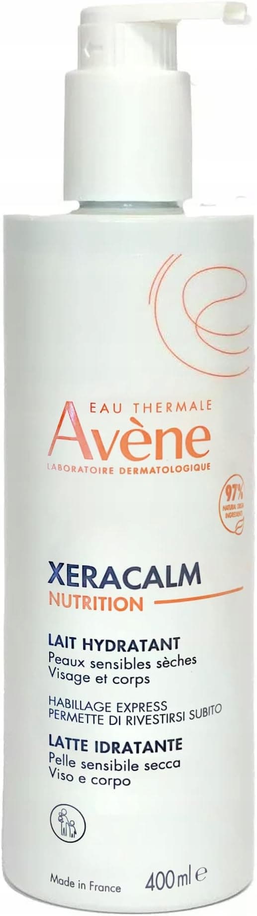 AVENE XERA CALM NUTRITION kosteuttava vartalomaito 400 ml