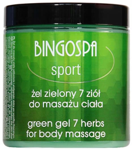 VIHREÄ GEELI 7 YRTTIÄ HIERONTAAN BingoSpa 250 g