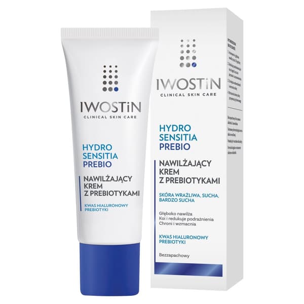 IWOSTIN HYDRO SENSITIA PREBIO kosteuttava kasvovoide prebiooteilla 50