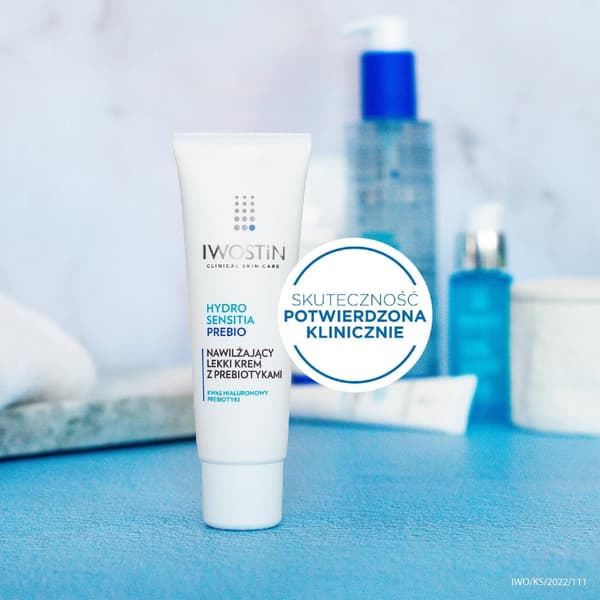 IWOSTIN HYDRO SENSITIA PREBIO kosteuttava kasvovoide prebiooteilla 50