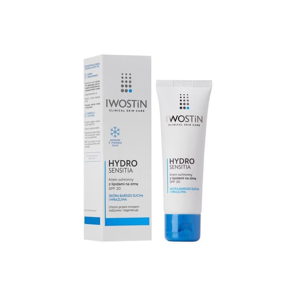 IWOSTIN HYDRO SENSITIA suojaava kasvovoide lipideillä talveksi 50 ml