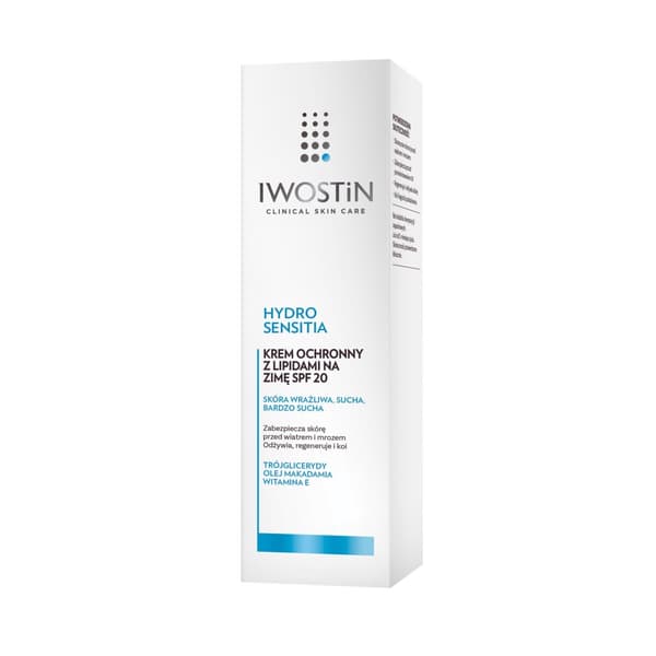 IWOSTIN HYDRO SENSITIA suojaava kasvovoide lipideillä talveksi 50 ml