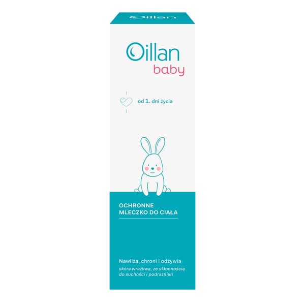 OILLAN BABY Suojaava vauvan vartalomaito Kosteuttaa ja ravitsee 200 ml