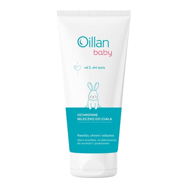 OILLAN BABY Suojaava vauvan vartalomaito Kosteuttaa ja ravitsee 200 ml