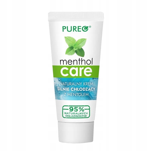 PUREO MentholCare Luonnollinen voimakkaasti viilentävä voide mentolilla 100 g