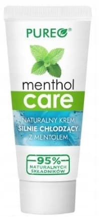 PUREO MentholCare Luonnollinen voimakkaasti viilentävä voide mentolilla 100 g