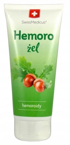 Hemorogel för hemorrojder Ekbark Kastanj Herbamedicus 200 ml
