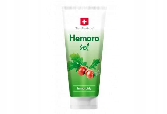 Hemorogel för hemorrojder Ekbark Kastanj Herbamedicus 200 ml