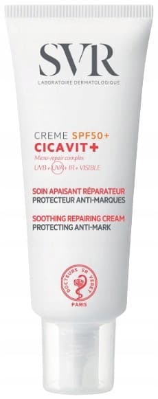 SVR CICAVIT+ CREME SPF50+ finnivoide kasvoille ja vartalolle 40 ml