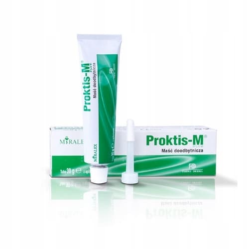 Proktis-M PLUS peräsuolivoide hyaluronihapolla peräpukamiin 30 g