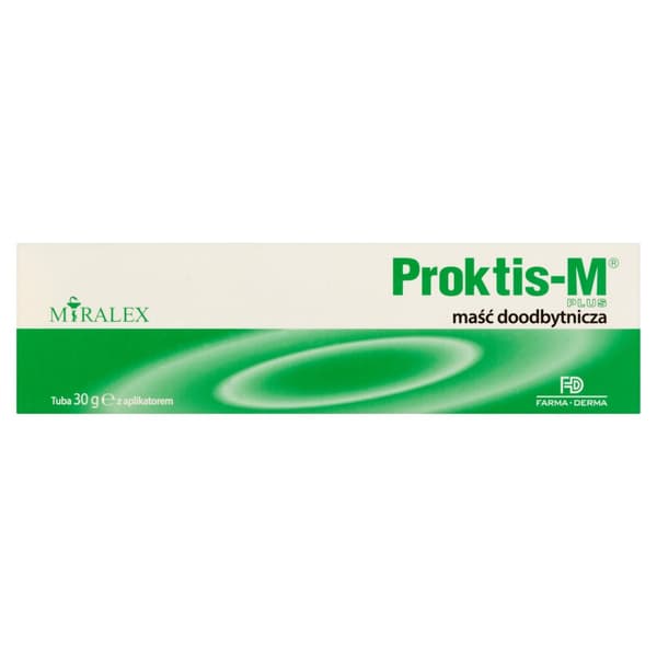 Proktis-M PLUS peräsuolivoide hyaluronihapolla peräpukamiin 30 g
