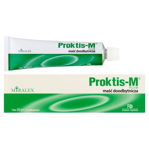 Proktis-M PLUS peräsuolivoide hyaluronihapolla peräpukamiin 30 g