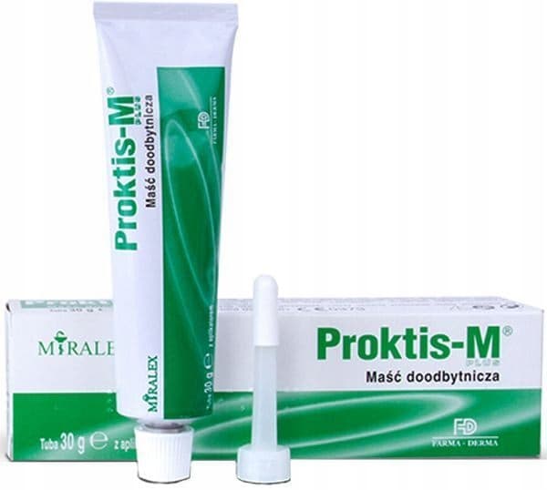 Proktis-M PLUS peräsuolivoide hyaluronihapolla peräpukamiin 30 g