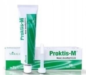 Proktis-M PLUS peräsuolivoide hyaluronihapolla peräpukamiin 30 g