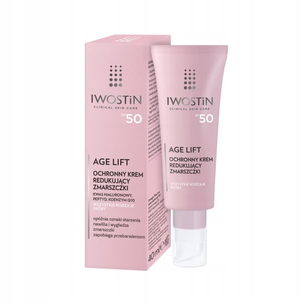 IWOSTIN AGE LIFT -suojavoide kasvoille SPF50 ryppyjä vähentäväksi 40 ml