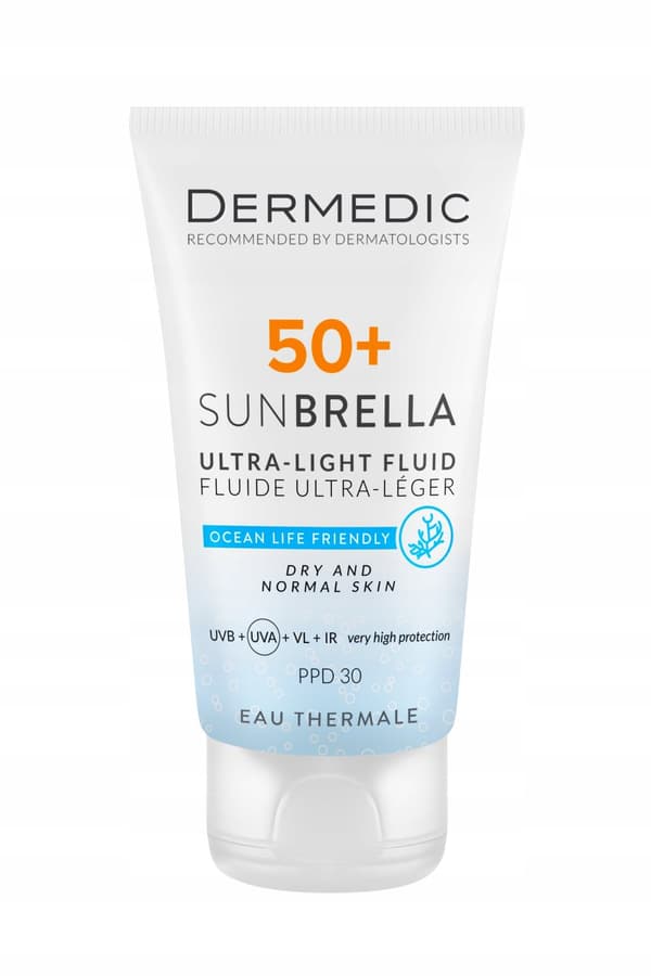 DERMEDIC SUNBRELLA Suojaava aurinkovoide kuivalle ja normaalille iholle SPF 50+ 40ml