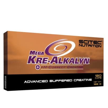 Scitec Nutrition Mega Kre-Alkalyn, 120 caps