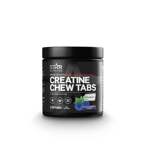 Creatine Chew Tabs, 150 kapslar, Star Nutrition