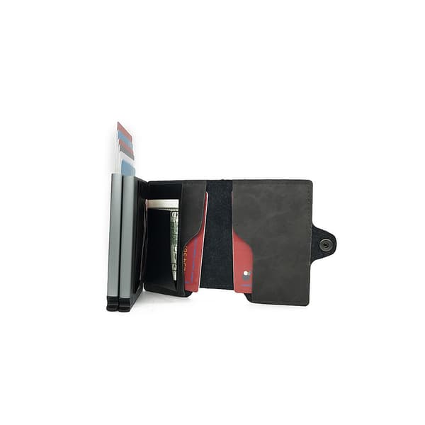 Korthållare JENSEN (RFID & NFC Skydd) Aluminium/Rostfritt Stål