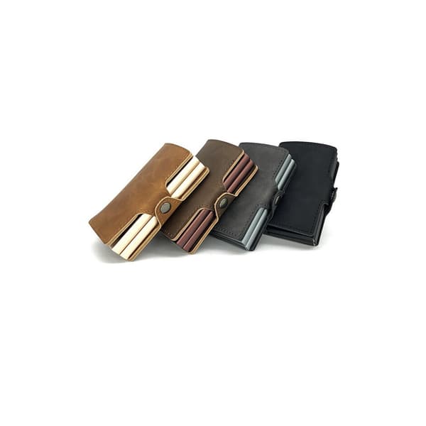 Korthållare JENSEN (RFID & NFC Skydd) Aluminium/Rostfritt Stål