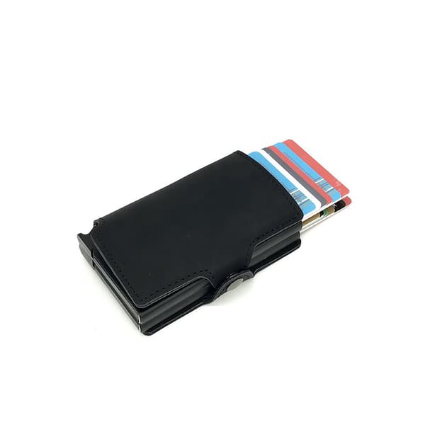 Korthållare i Exklusivt Läder NFC/RFID