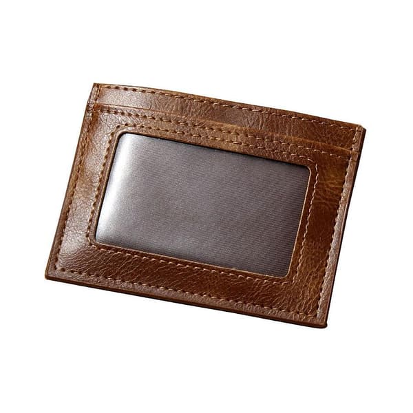 Korthållare med fönster Vintage - Brun