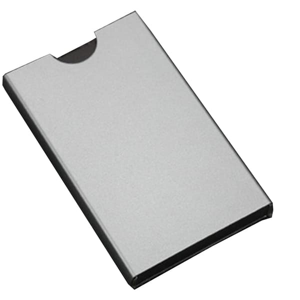Korthållare i Aluminium RFID Skydd