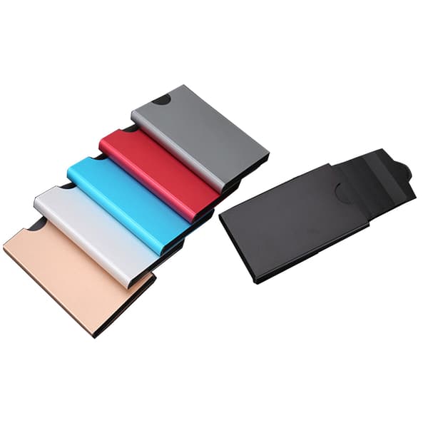 Korthållare i Aluminium RFID Skydd