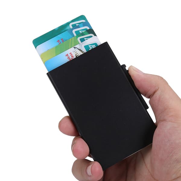 Jensens Praktiska Korthållare (RFID Skydd) i Aluminium