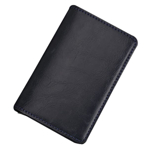 Professionell Korthållare Aluminium Pu-Läder (RFID NFC Skydd)