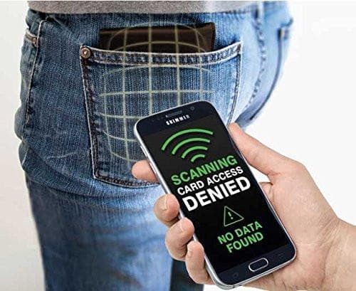 Korthållare med RFID skydd Aluminiumfacken 6 Färger