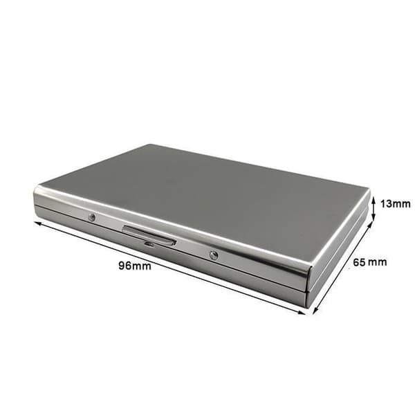 Card holder Aluminum compartment with RFID protection