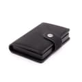 Miniatyrbild 2 av 6: Kortfodral Card Case Fold Out Alu / Leather - Svart