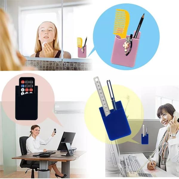 2-pack Mobil korthållare / plånbok med Självhäftande Universal