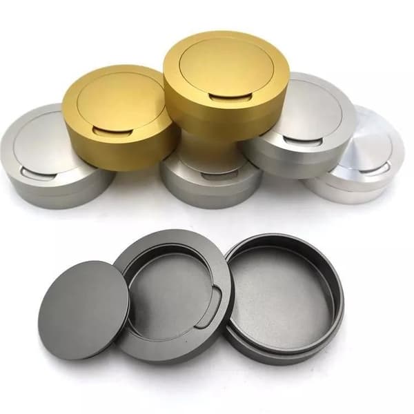 Snusboks i aluminium for all snus med oppbevaringsrom