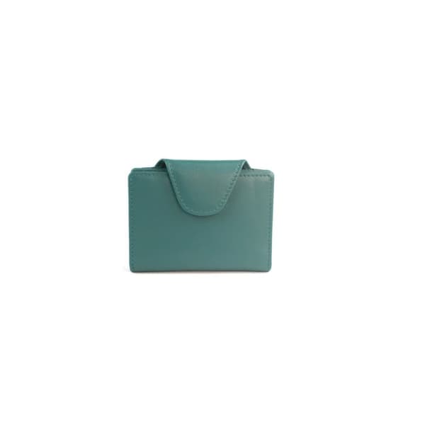 Eastern Counties Leather Unisex Harmony læderkortholder i læder til voksne Aqua Green One Size