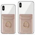 Miniatyrbild 1 av 7: MUXMA Korthållare Ring Ställ RFID Blockerande Kreditkort - Rose Gold