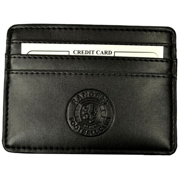 Rangers FC Synthetic Leather Card Wallet Black One Size
