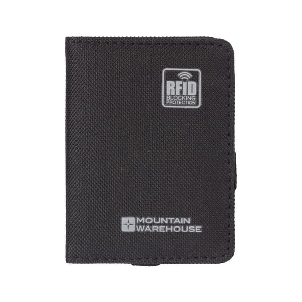 Mountain Warehouse RFID Blocking Card Holder Black One Size