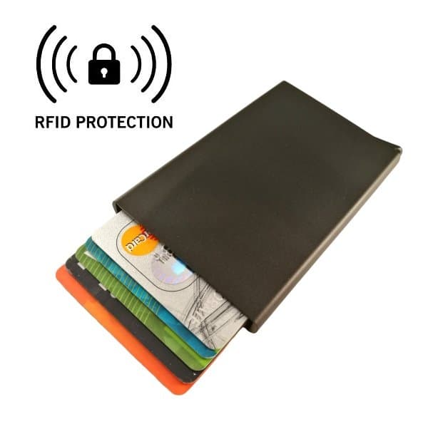 Smart korthållare skjuter Fram 5 kort - RFID Säker