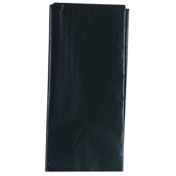 County 10 Sheets Plain Tissue Paper (12 Packs) Black One Size