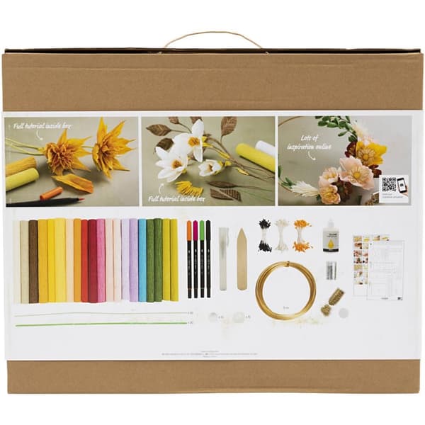 DIY Pysselkit Kräppapper - Stor Bukett - 240 delar