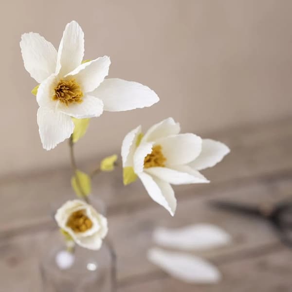 Pysselkit Kräppapper - En Bukett Blommor