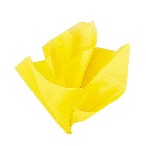 Unique Party Tissue Paper (Pack of 10) Yellow 26in x 20in